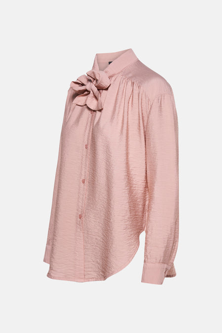 Blouse à manches longues - rose