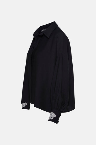 Chemise à manches longues - noir - Astrid Black Label - 4