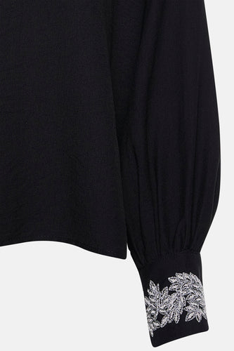 Chemise à manches longues - noir - Astrid Black Label - 4