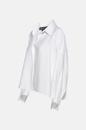 Chemise à manches longues - blanc - Astrid Black Label - 4