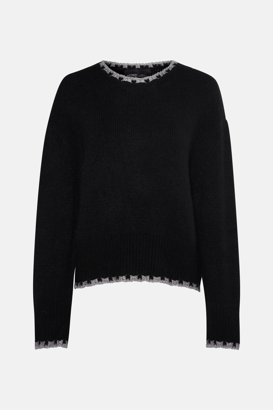 Pull à col rond - noir - Astrid Black Label