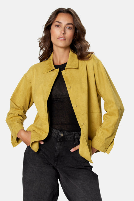 Chemise à manches longues - jaune