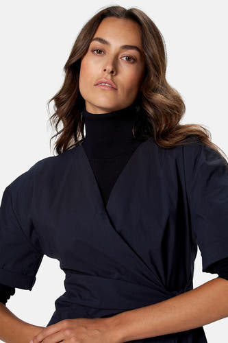 Robe à manches courtes - bleu