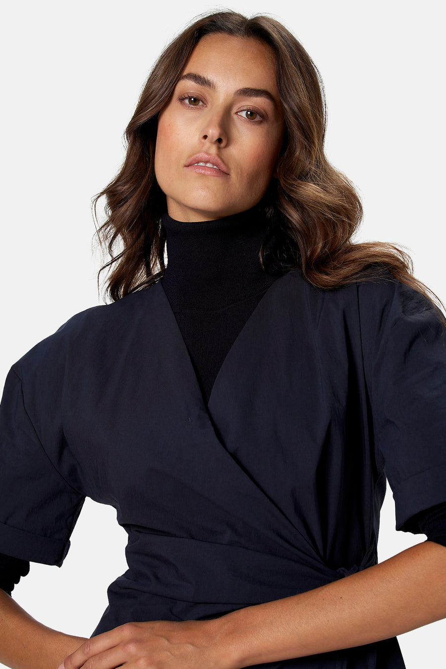 Robe à manches courtes - bleu