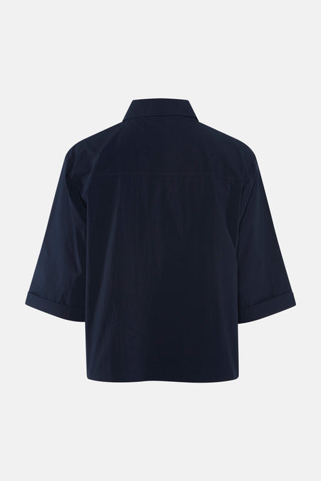 Blouse à manches 3/4 - bleu