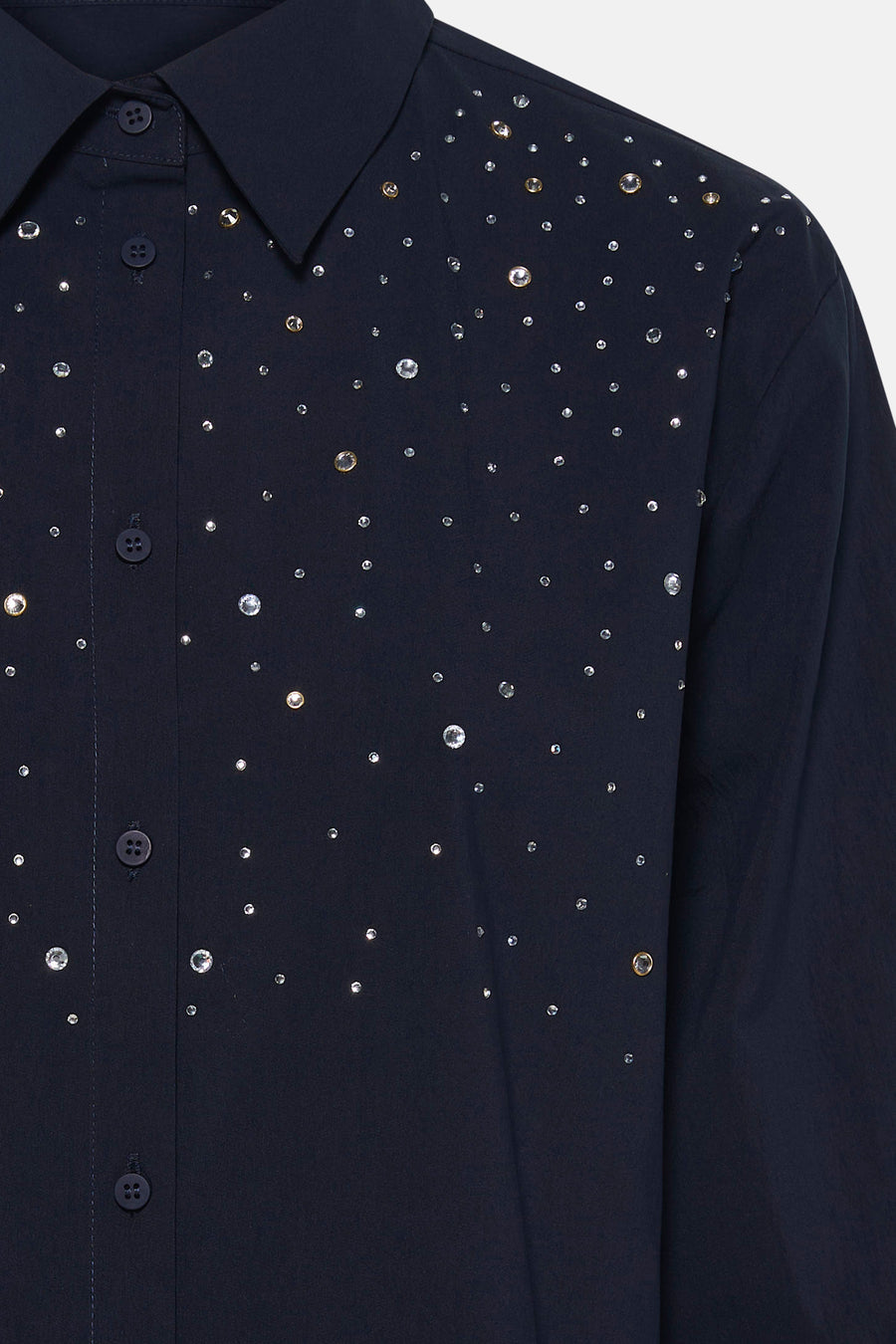 Blouse à manches 3/4 - bleu