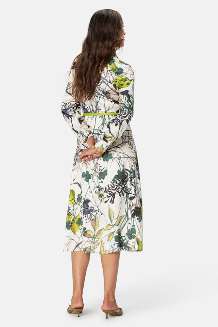 Robe à manches longues - multicolore