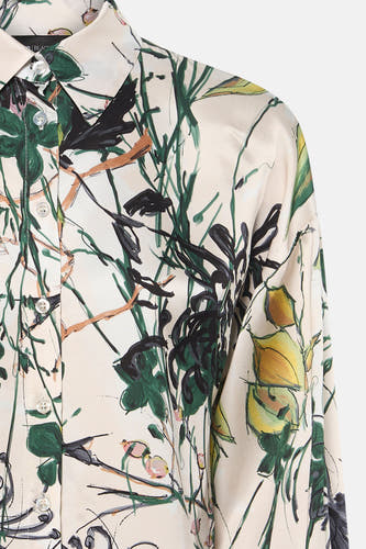 Blouse à manches longues - multicolore