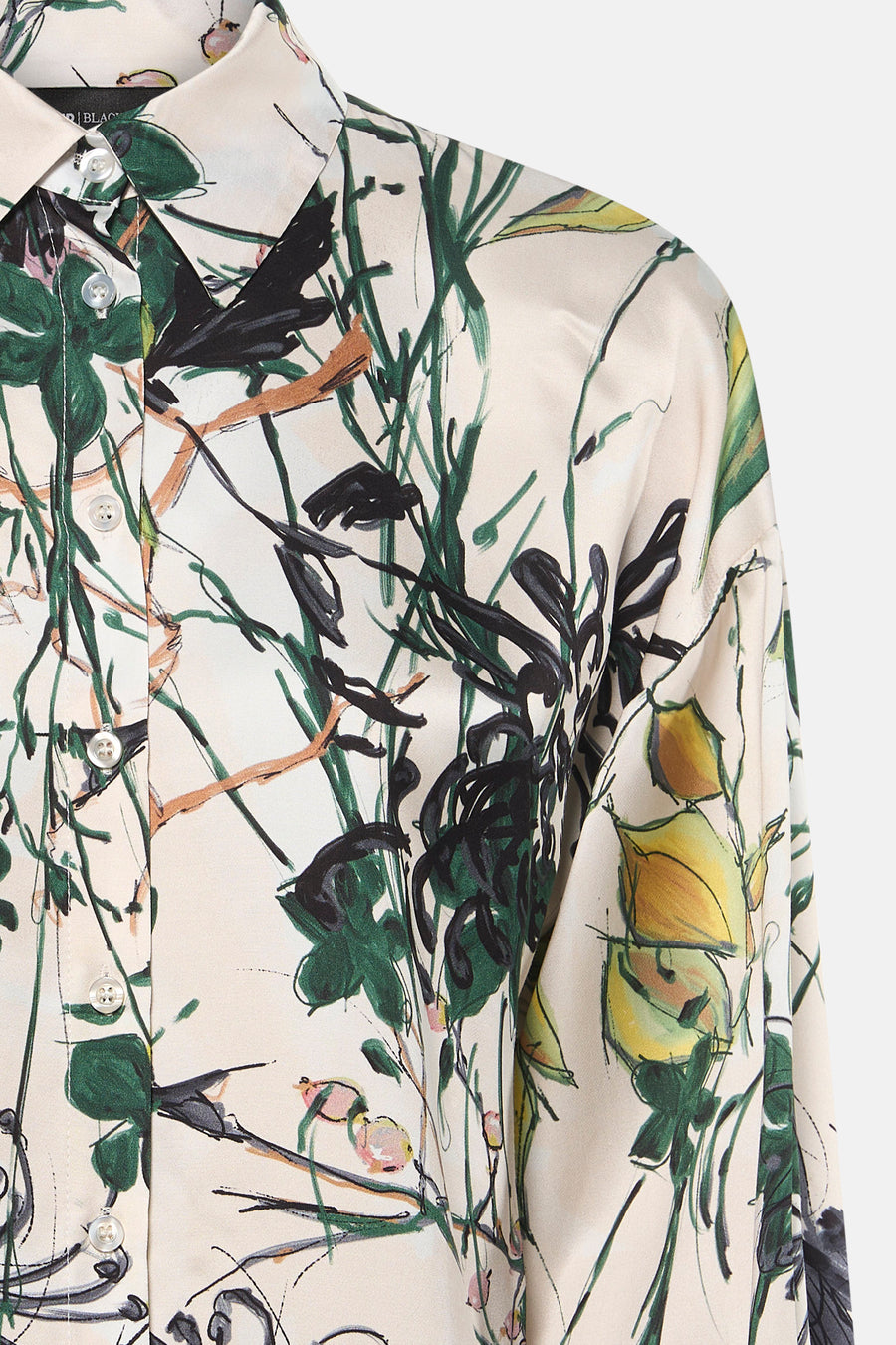 Blouse à manches longues - multicolore