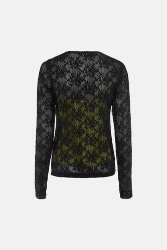 Blouse à manches longues - noir