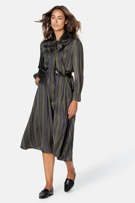 Robe à manches longues - multicolore