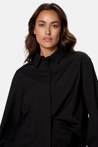 Blouse à manches longues - noir