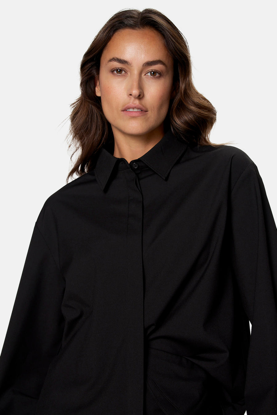 Blouse à manches longues - noir