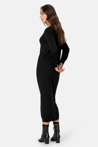 Robe à manches longues - Noir