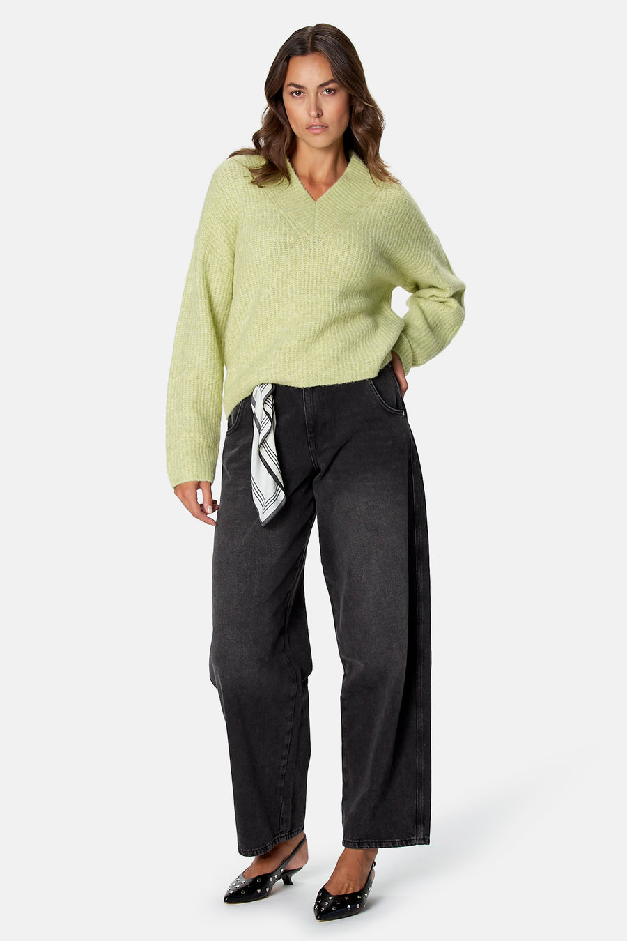 Pull col V - vert
