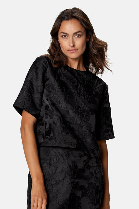 Blouse à manches 3/4 - noir
