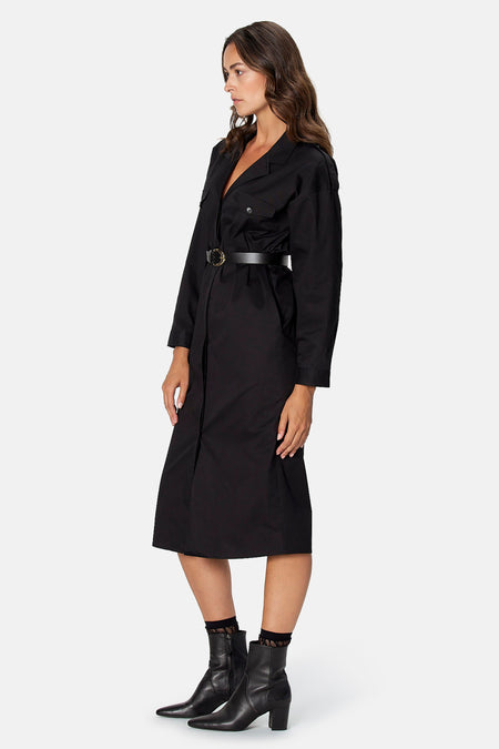 Robe à manches longues - noir