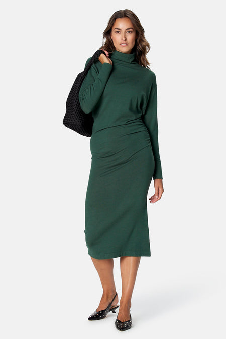 Robe à manches longues - vert