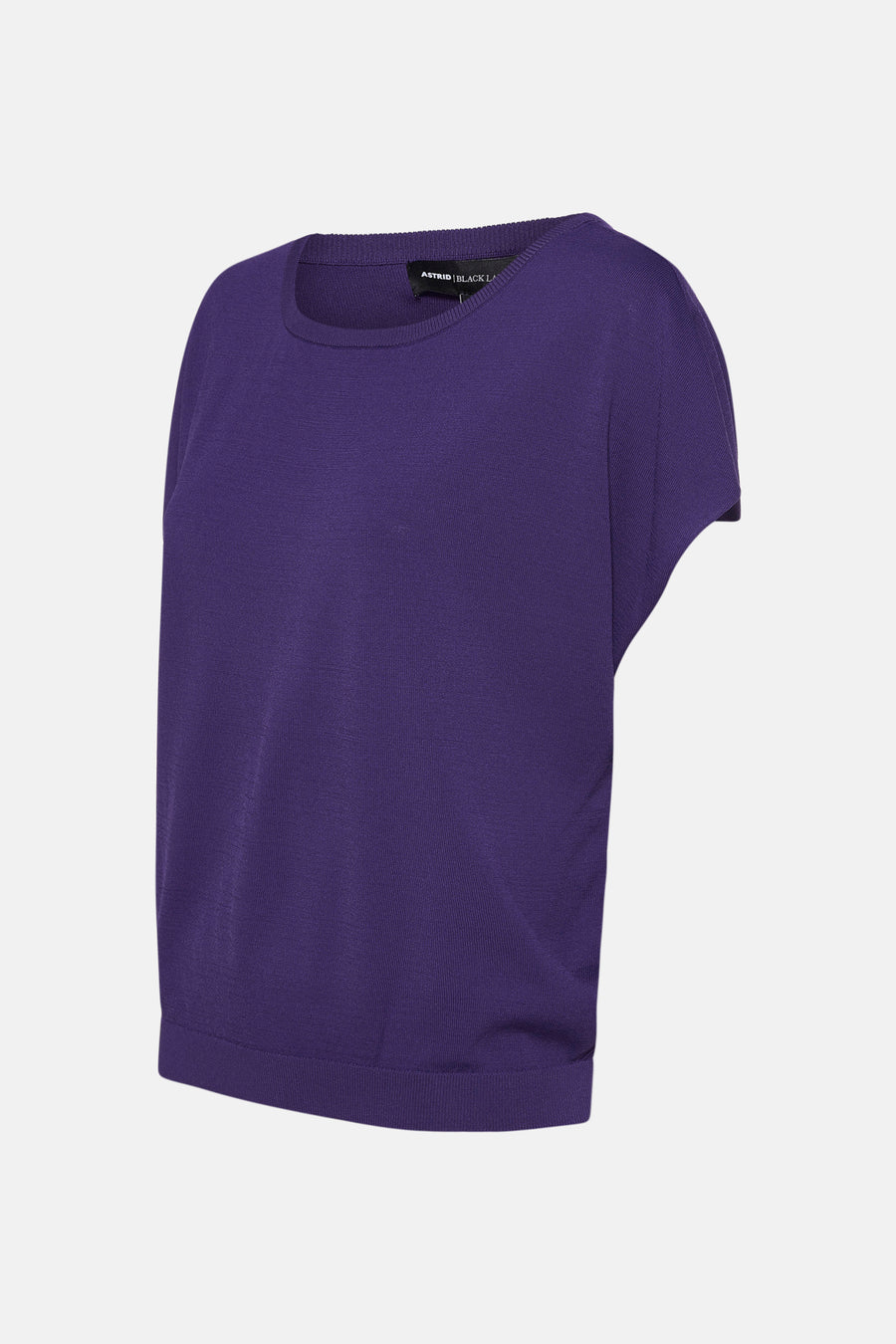Pull à col rond - Mauve - Astrid Black Label - 2