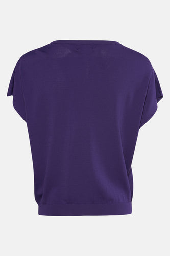 Pull à col rond - Mauve - Astrid Black Label - 4