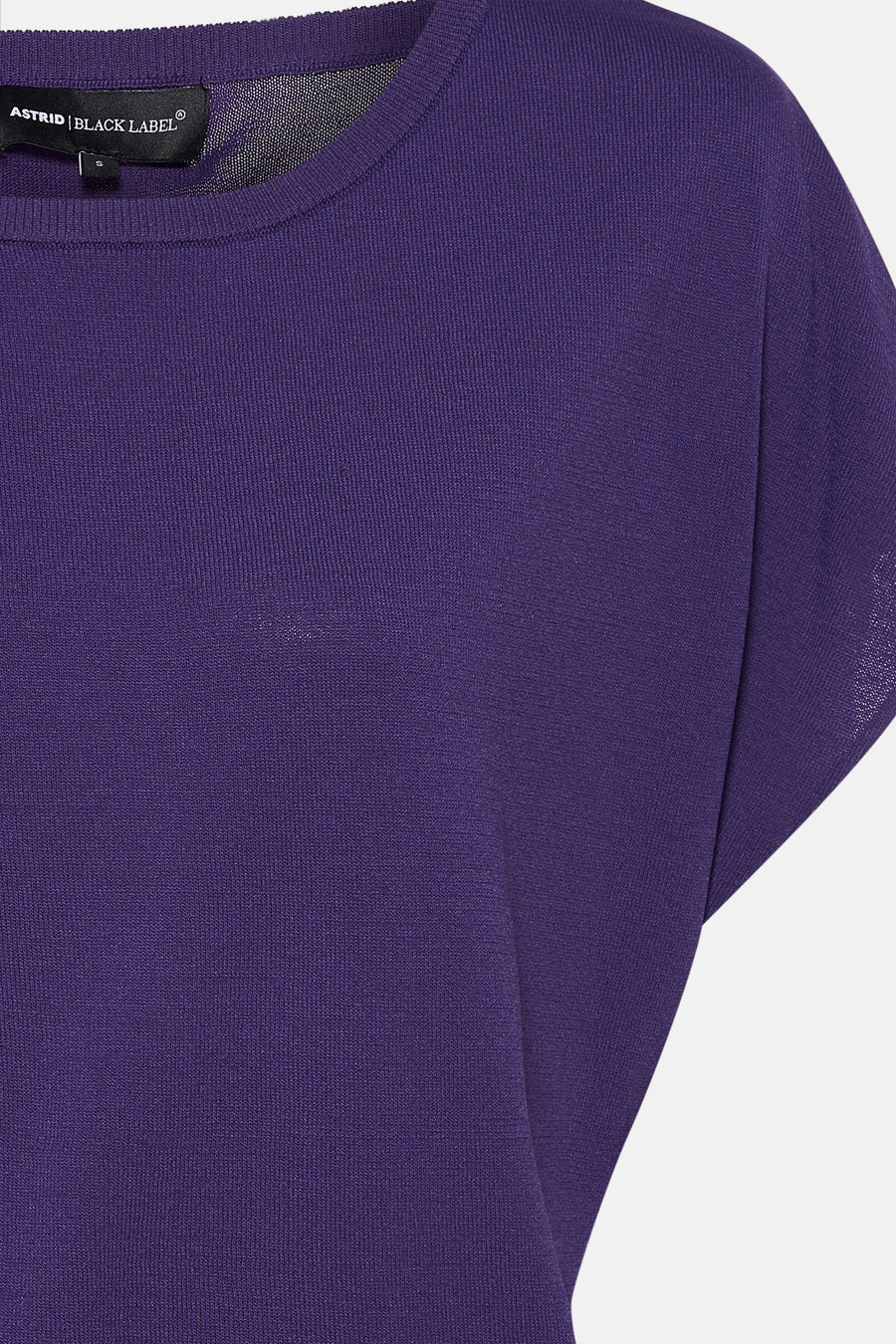 Pull à col rond - Mauve - Astrid Black Label - 4