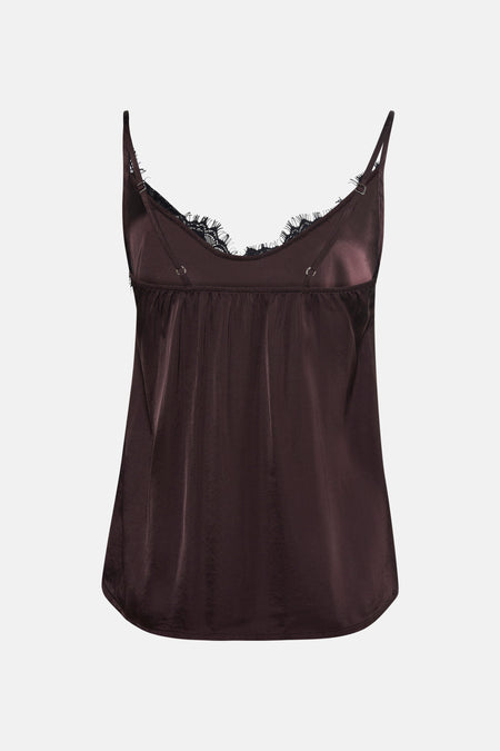 Blouse à manches courtes - brun