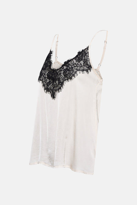 Blouse à manches courtes - écru