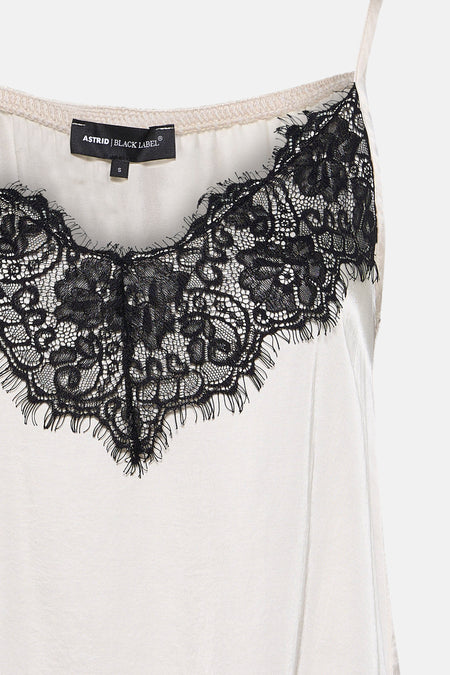 Blouse à manches courtes - écru