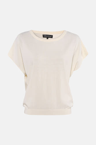 Pull col O - écru