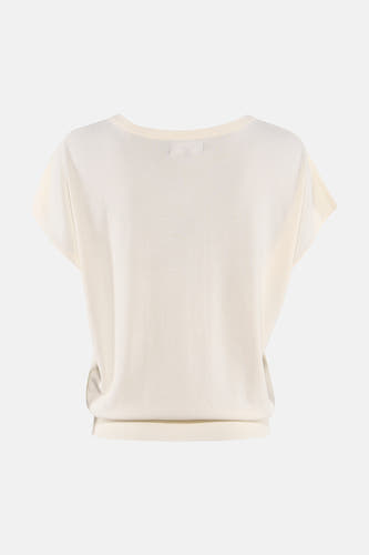 Pull col O - écru