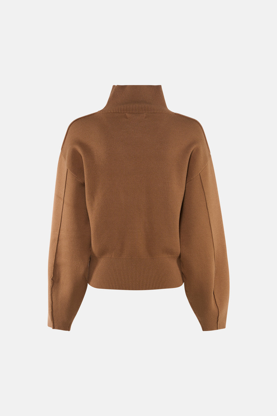 Pull à col roulant - beige