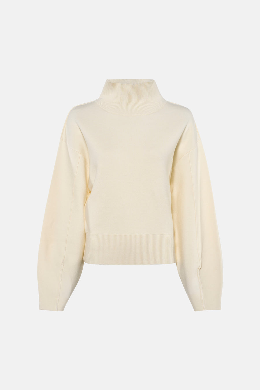 Pull à col roulant - écru