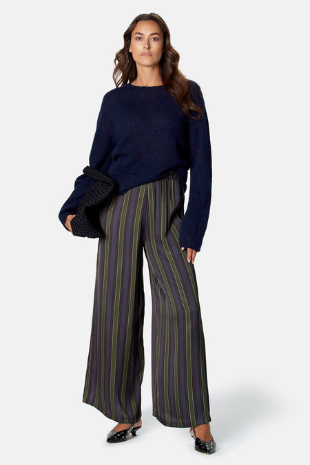 Pull col O - bleu