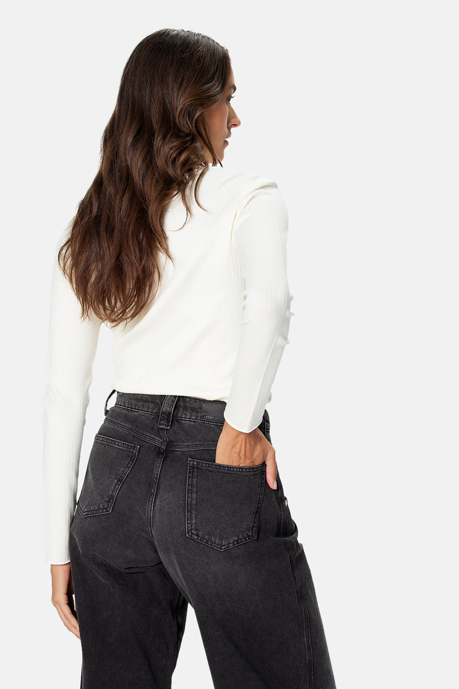 Pull col roulé Écru - Astrid Black Label