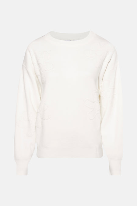Pull col O Blanc - HAILYS