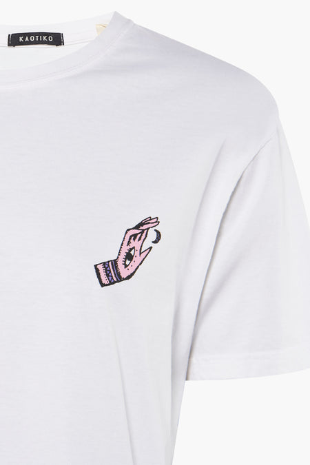 T-shirt (manches courtes) Blanc - KAOTIKO