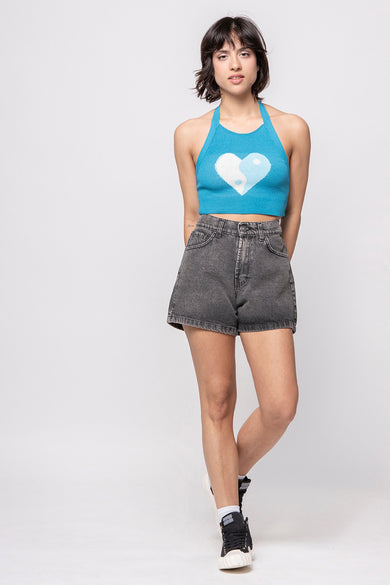 Top (sans manches) Bleu - KAOTIKO