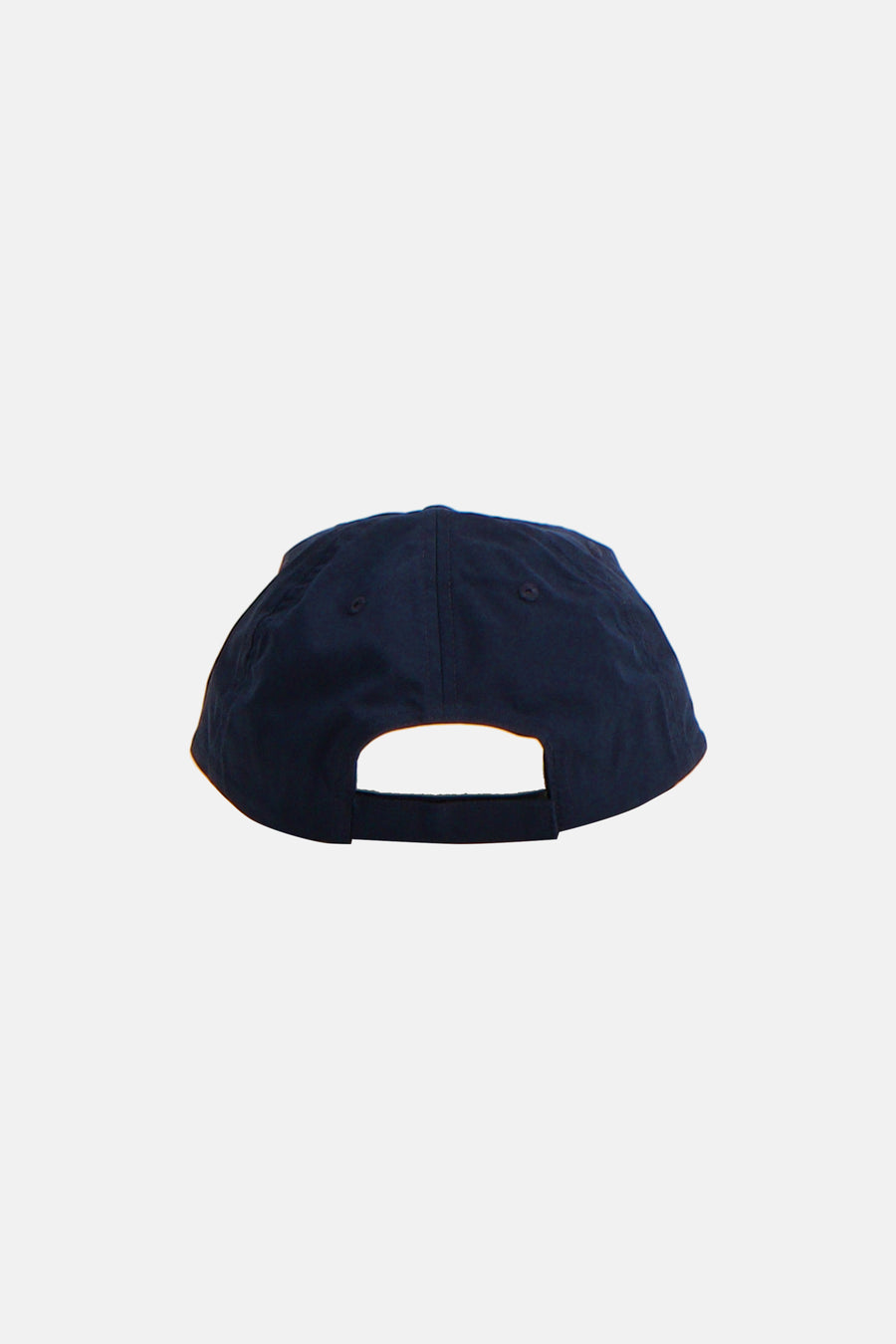 Blauwe pet van TOMMY JEANS, gezien van achteren, met een verstelbare band.