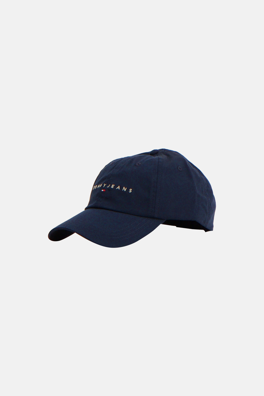 Casquette bleue de TOMMY JEANS avec un logo brodé sur l'avant.