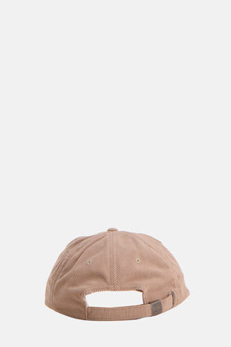 Chapeau beige de TOMMY JEANS, en velours côtelé avec une bande réglable à l'arrière.