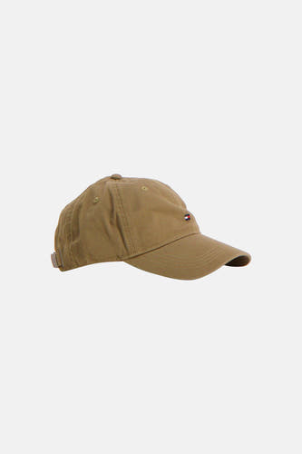 Casquette verte TOMMY JEANS, avec logo discret sur le devant et fermeture réglable à l'arrière.
