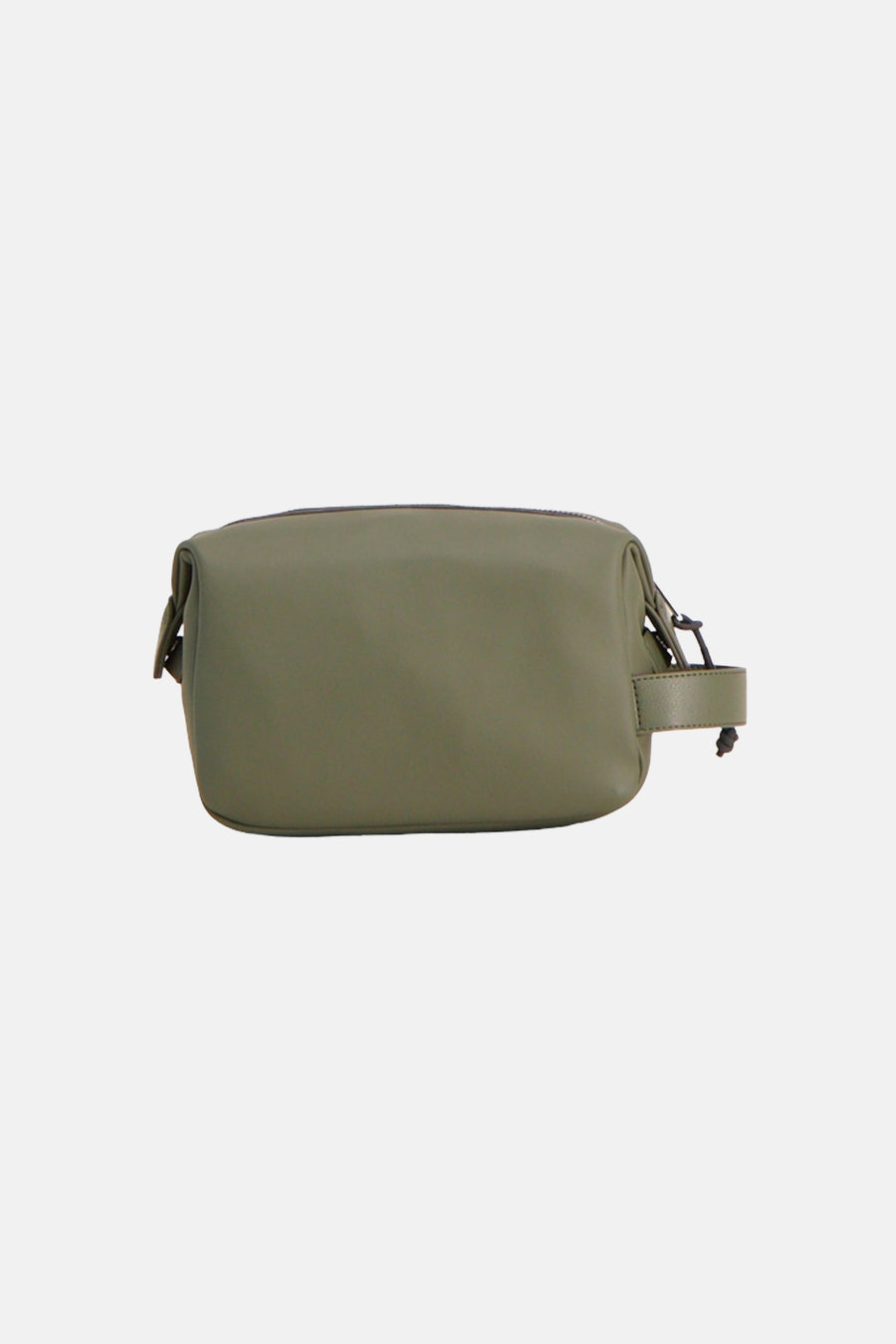 Trousse de toilette verte TOMMY JEANS, avec fermeture éclair et boucle latérale pratique.