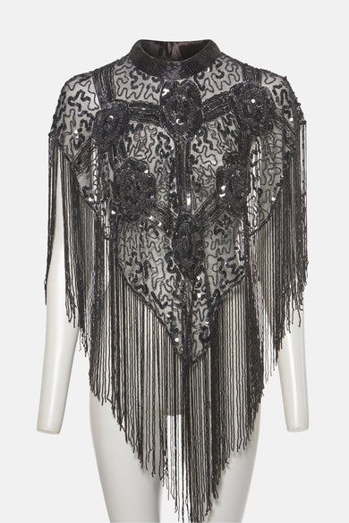 Poncho - noir