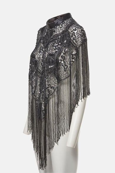 Poncho - noir