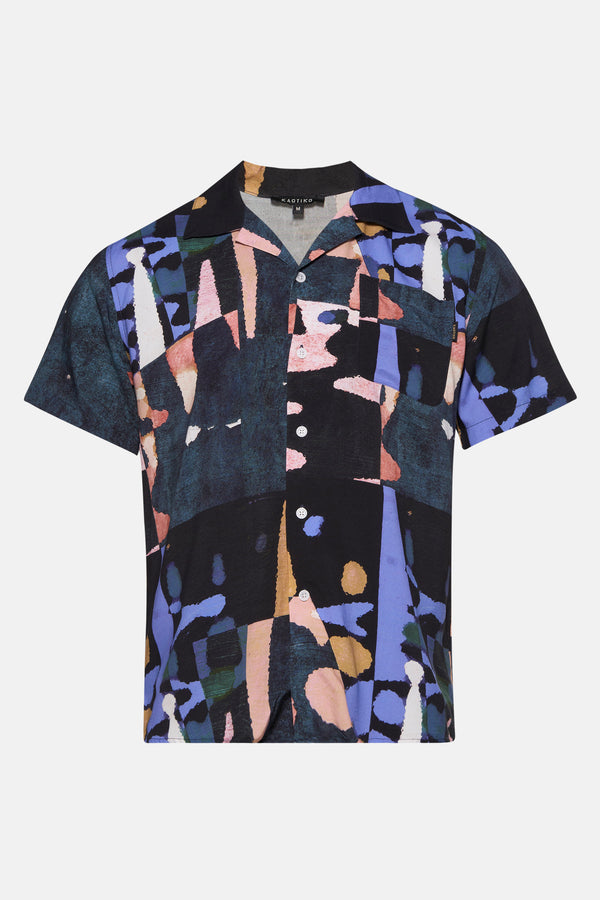 Chemise (manches courtes) Multicolore - KAOTIKO