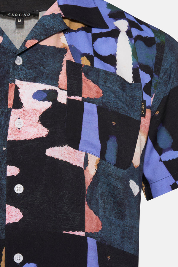 Chemise (manches courtes) Multicolore - KAOTIKO
