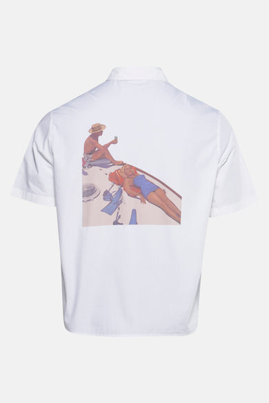 Chemise (manches courtes) Blanc - KAOTIKO