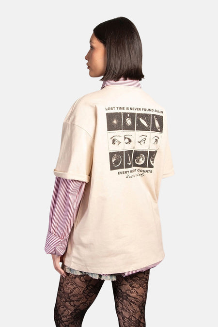 T-shirt à manches courtes - Beige