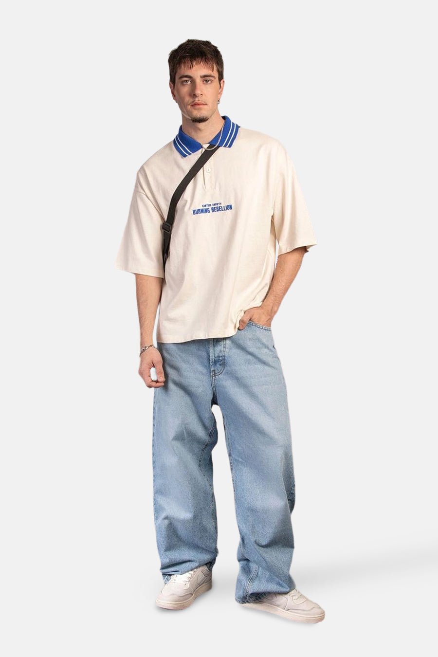 Polo à manches courtes - écru - KAOTIKO - 2