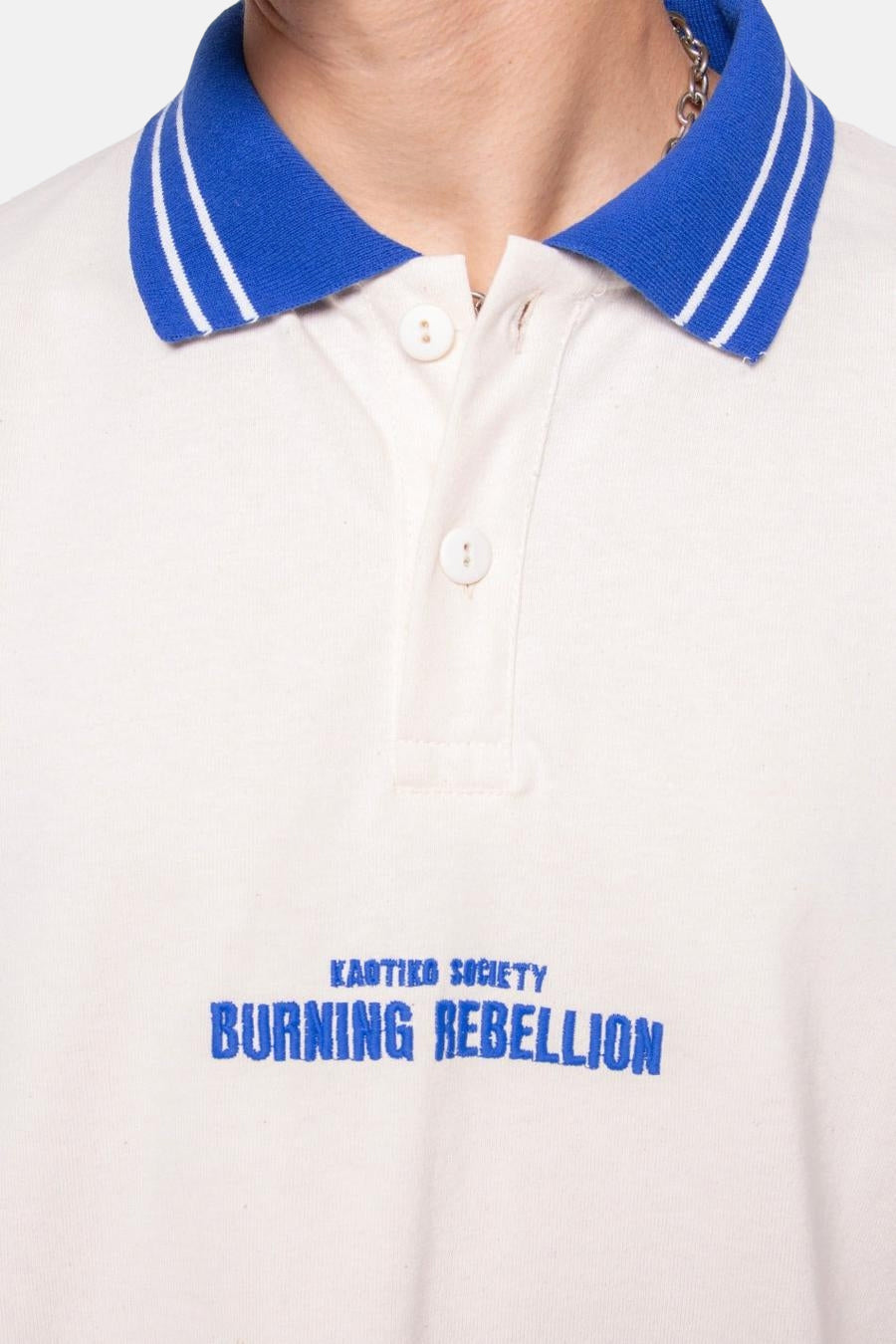 Polo à manches courtes - écru - KAOTIKO - 3